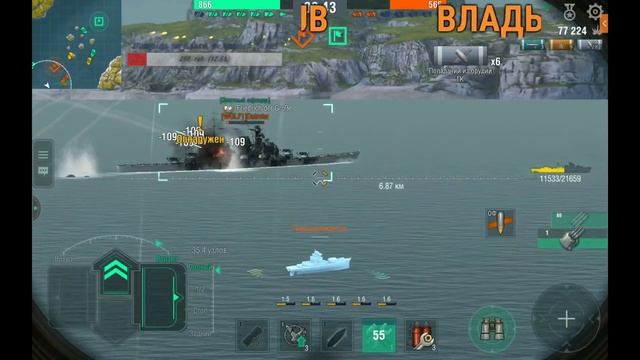 WOWS BLITZ ФЛОТ СТРАХ: Курс молодого бойца Эсминцы смотреть онлайн