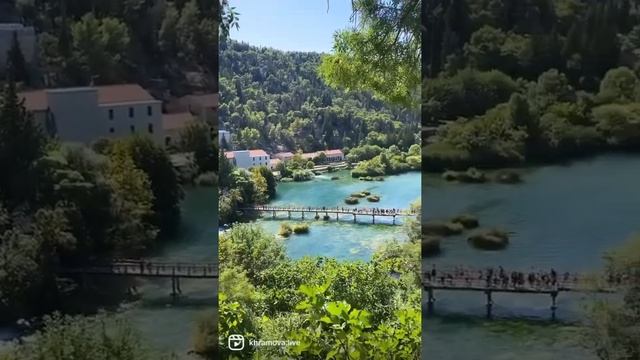 Водопады в Национальном парке Крк