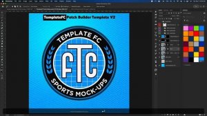 How to Use our Patch Maker v2 | Photoshop Action + Template