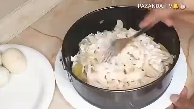 Вкуснейший, Сочный салат с Ананасами/// Жуда маззали салат Ананасли!!! смотреть онлайн