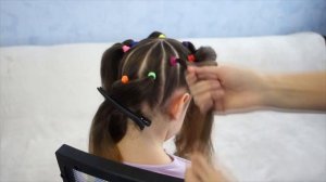 Коса из хвостиков | Простые прически ❤️ Ponytails Braid