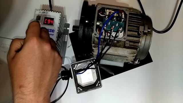 Подключение частотного преобразователя Lenze SMD 0,75кВт