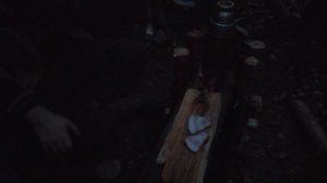 Бушкрафт лагерь - обновили укрытие, костровая яма, огненная посуда, кадры леса. (Перезалив +новость