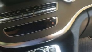 как снять магнитолу/монитор на mercedes V class 2014