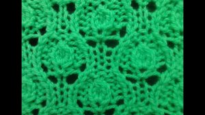 Узор "Ягодки в ажуре"