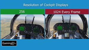DCS World VR Settings 7: Cockpit Display Resolution