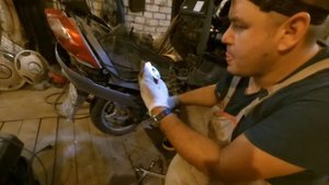 suzuki an400 ремонт обгоной муфты часть 6.