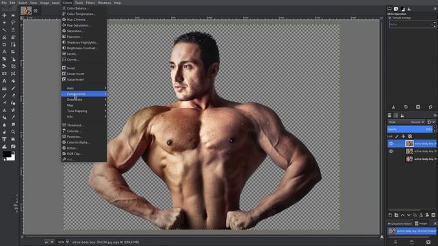 #How #to #Create #a #Gritty #Sports #Portrait #in #GIMP 2.9.9 смотреть онлайн
