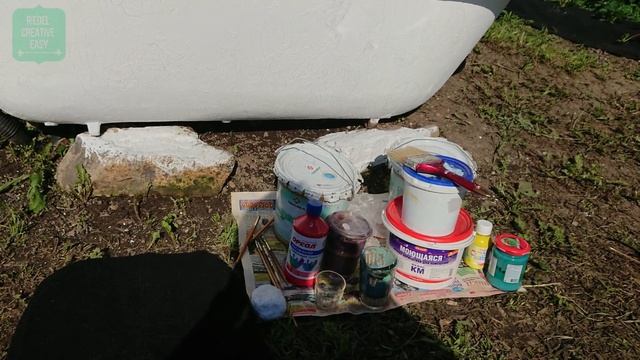 Я взяла старую чугунную ванну и превратила ее в мини-бассейн?☀️ Вся семья в восторге, особенно дети