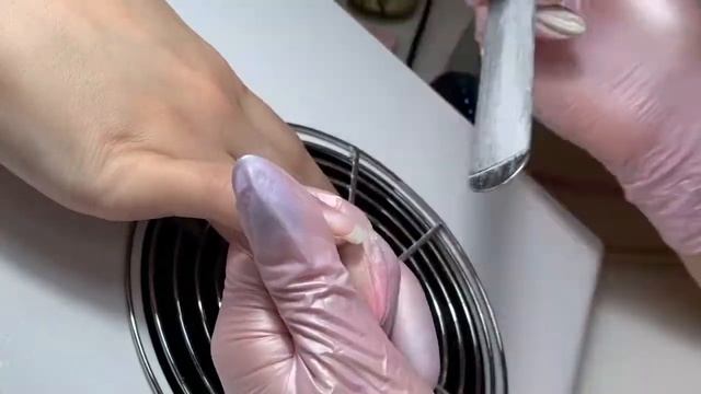 Укрепление ногтей гелем | Запечатывание свободного края методом жгутика | Френч