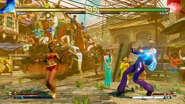 Street Fighter V: CE Menat vs Kolin PC Mod #3 смотреть онлайн