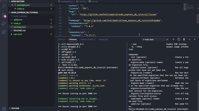 Node Express Tutorial 8 - Creating a SQlite database using the Knex.js library смотреть онлайн
