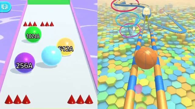 Ball Run 2048 ⚽? Action Balls - All Levels ? Android iOS Gameplay