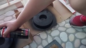 Как покрасить гантели