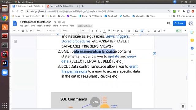 Section 2 : Introduction to MySQL and SQL
