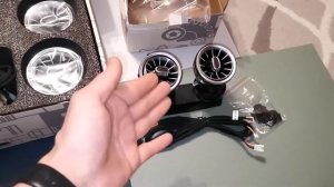 Воздуховоды с подсветкой на 64 цвета Мерседес Mercedes  C-class w205, w253