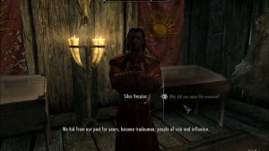 Silus Vesuius shows me his museum. (Skyrim)