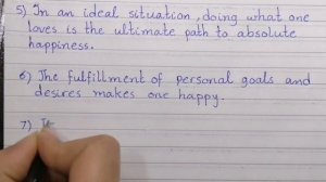 10 lines essay in English on Happiness/an essay on happiness /definition of happiness