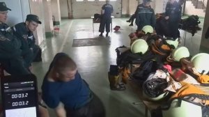 Пожарный рекорд!!! Одевание боевой одежды.
