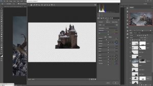 Castle In Dark Photoshop Manipulation Tutorial And Digital Art