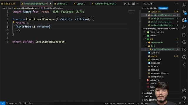 How to better handle conditional rendering in React? Higher Order Components! смотреть онлайн