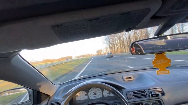POV driving a 90s car, Toyota Paseo смотреть онлайн