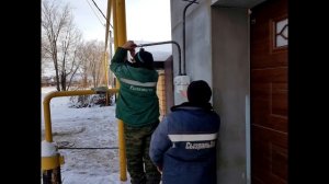 Ввод газа в дом #16