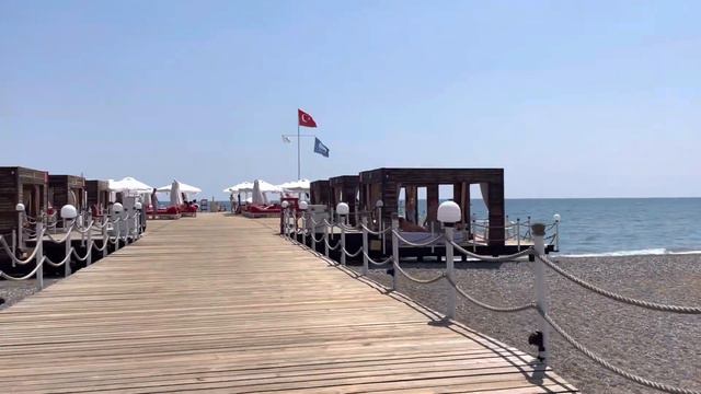 Adam&Eva Hotel 5*/Адам и Ева Отель 5*, Турция Белек/обзор пляжа июль 2022 смотреть онлайн