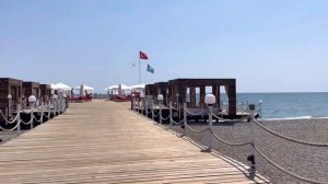 Adam&Eva Hotel 5*/Адам и Ева Отель 5*, Турция Белек/обзор пляжа июль 2022
