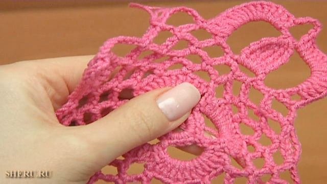 Яркий ажурный жакет. Урок 70 часть 1 из 2