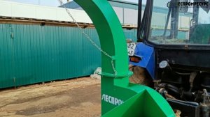 Рубительная машина РМ-600 ВОМ Леспромресурс - обзор конструкции, видео работы, надежность