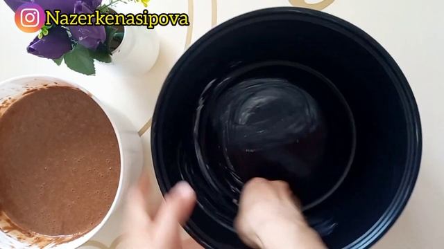 Мультиваркада шоколадты биік бисквит. Влажный вкусный шоколадный бисквит смотреть онлайн