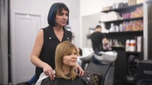 Удлиненная челка для круглого лица