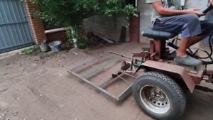 Планировщик грунта самодельный