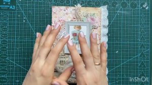 Scrapbooking tutorial. МК Junk journal decorating. Part 2