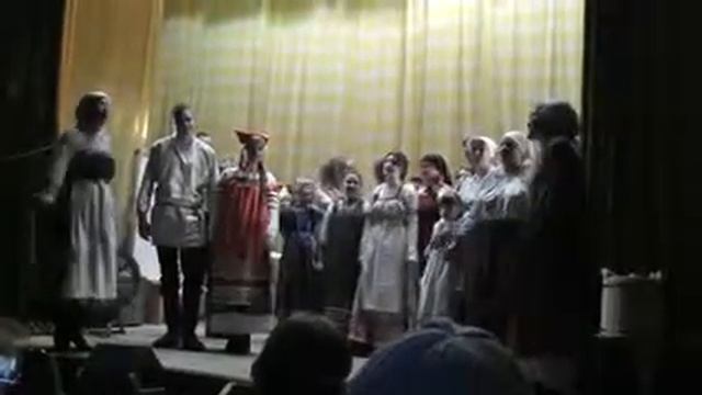фрагмент этнографического спектакля-концерта 
