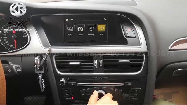 Wireless Carplay & AndroidAuto KSmart Auto Box For Audi A4 A5 A6 Q5 Q7 09-16 Models MMI 2G Head Uni
