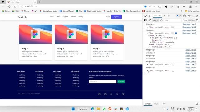 Build A Blog Website | React JS, Strapi CMS, Tailwind CSS | Part 11: Map through API