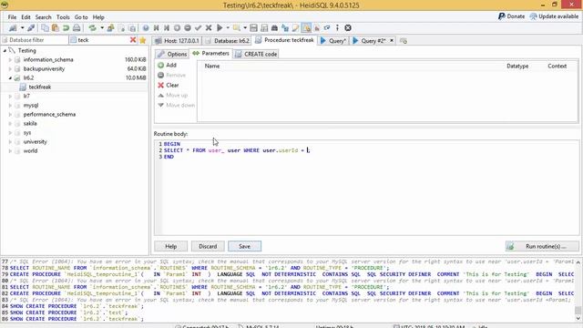 HeidiSQL Tutorial 08 :- How to Create Stored Procedure in MySQL using HeidiSQL смотреть онлайн