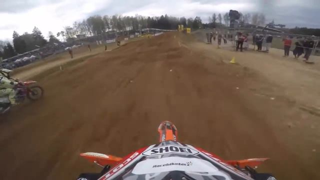 Мотокросс mxgp 2016 Латвия (Бобрышев vs Симпсон) gopro