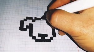 Рисуем по клеточкам собаку ? Как нарисовать по клеточкам