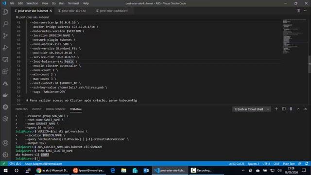 Microsoft Azure - Como criar um AKS - Azure Kubernetes Services no portal ou Azure CLI. смотреть онлайн
