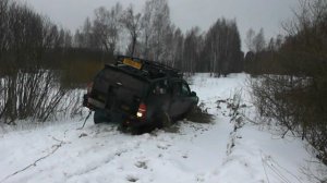 Срарокалужский тракт зимой