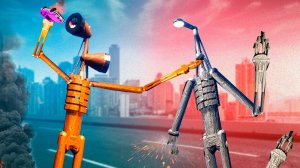 ФОНАРЕГОЛОВЫЙ ПРОТИВ СИРЕНОГОЛОВОГО! КТО КРУЧЕ? БЕЗУМНАЯ БИТВА ЛЕГО SCP ЗА ЖИЗНЬ В BRICK RIGS