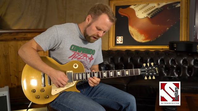 2012 Gibson Les Paul '57 Goldtop Historic Makeover смотреть онлайн