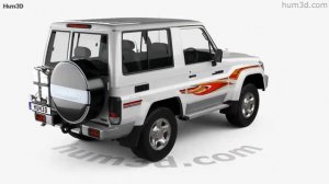 Toyota Land Cruiser 3-door VXR 2017 3D model by Hum3D.com