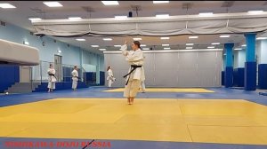 Сётокан каратэ ката Дзион (15 лет) тренировка