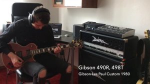 Seymour Duncan Seth Lover vs Gibson 490, 498 – 1980 Les Paul Custom