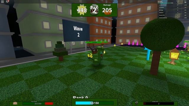 РОБЛОКС Plants vs Zombies ROBLOX Режим Растения против зомби смотреть онлайн