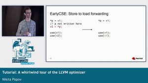 2023 EuroLLVM - Tutorial: A whirlwind tour of the LLVM optimizer